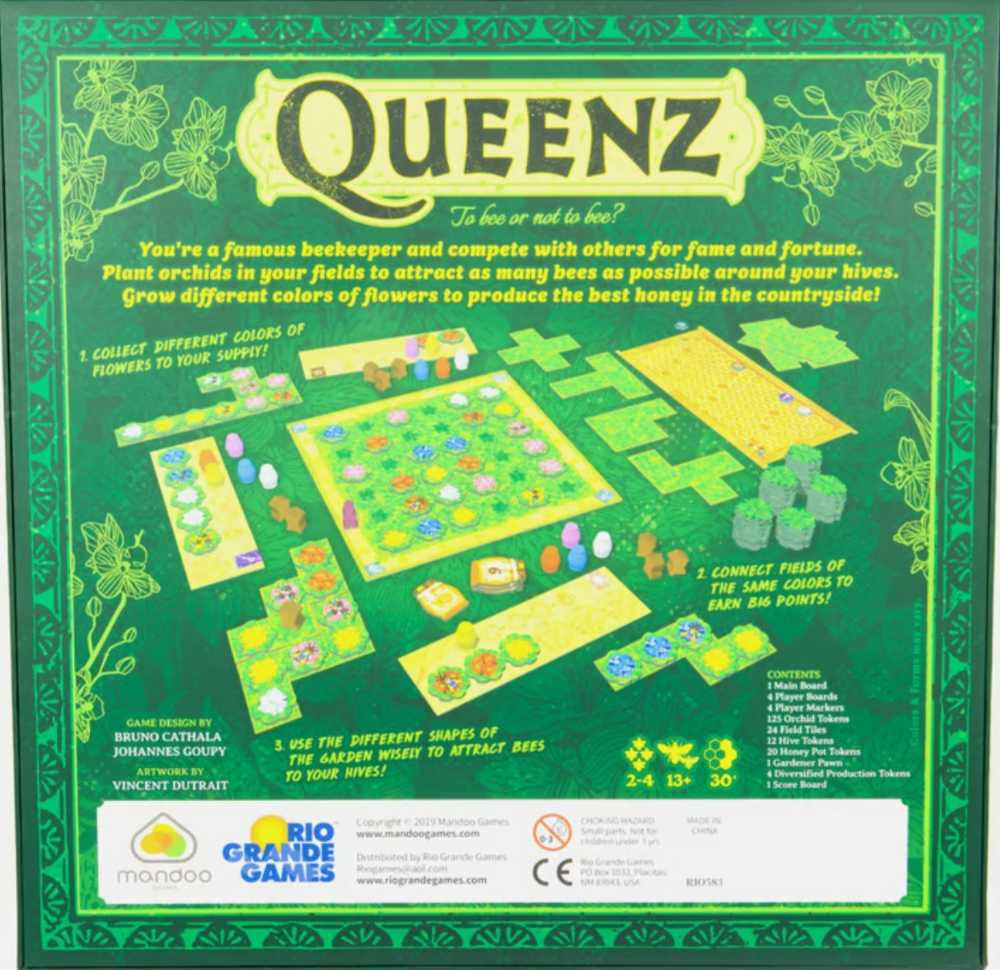 Queenz To Bee Or Not To Bee  (2-4) board game collectible - Main Image 2