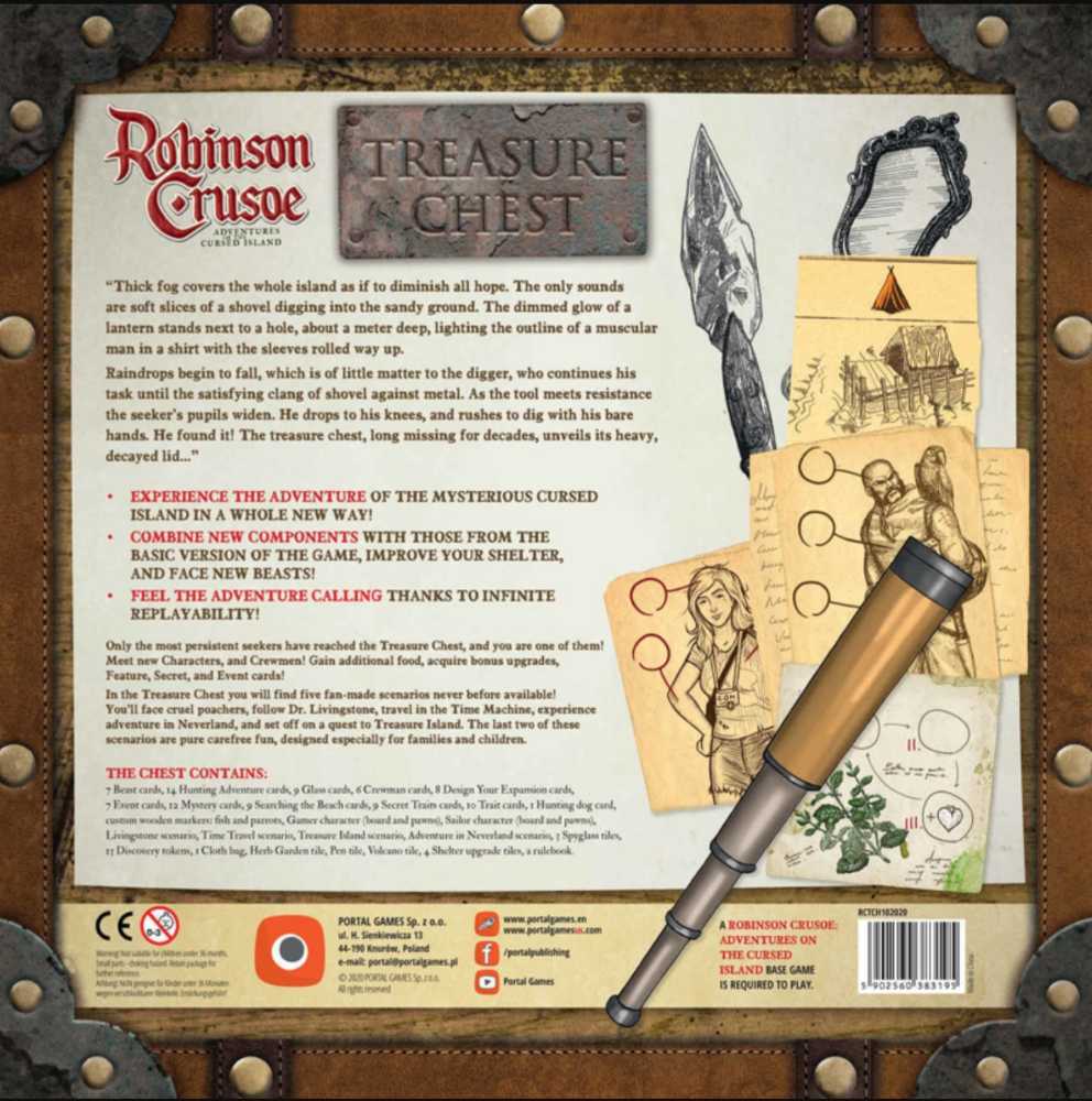 Robinson Crusoe: Treasure Chest  (1-4) board game collectible - Main Image 2