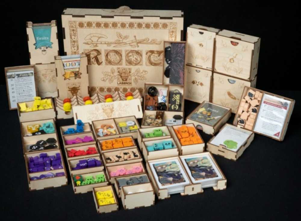 Root: LaserOx Wooden Insert/Crate  (2-6) board game collectible - Main Image 4