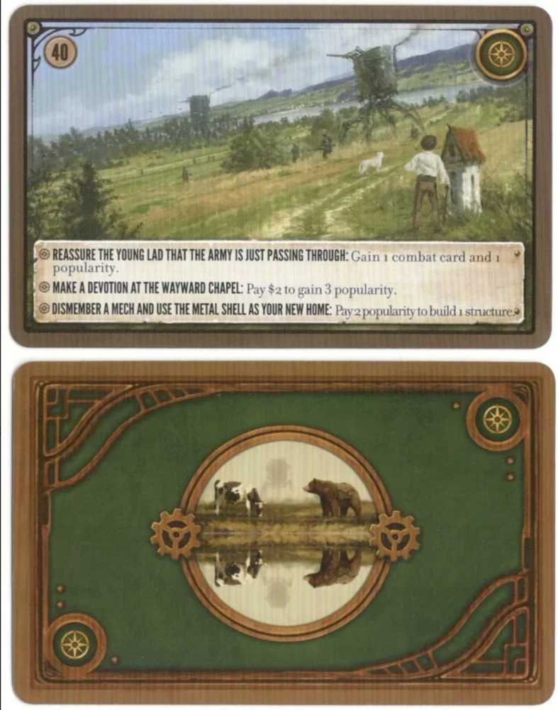 Scythe: Promo #12: Encounter Card 40  (1-7) board game collectible - Main Image 2