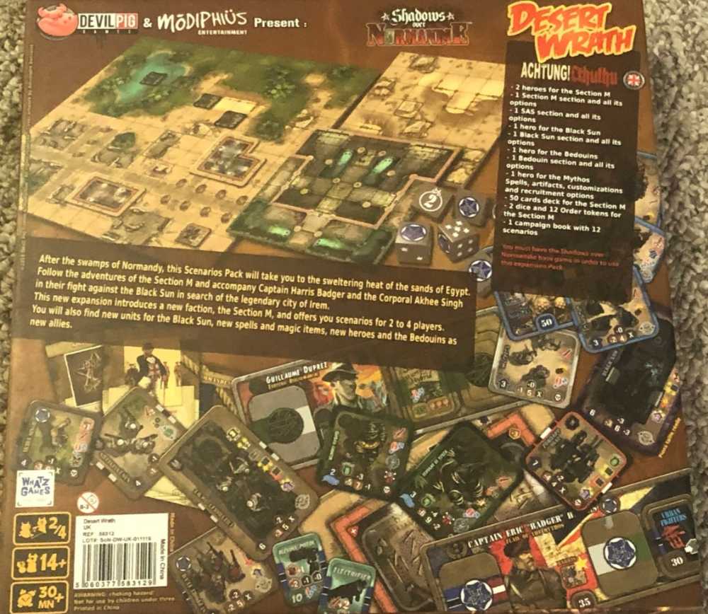 Shadows Over Normandie: Desert Wrath  (2-3) board game collectible - Main Image 2