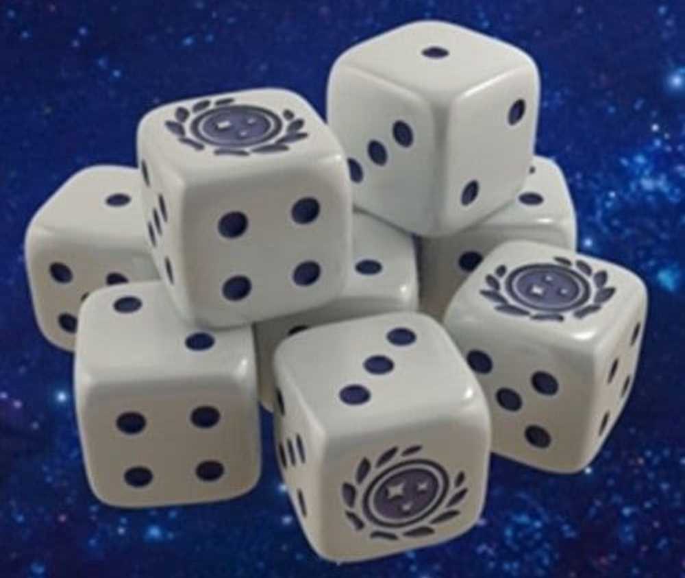 Star Trek Ascendancy: Federation Dice (×9) Pack  (2-4) board game collectible - Main Image 2