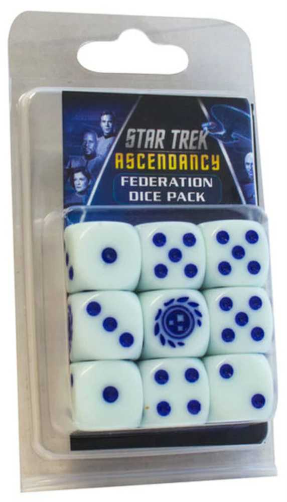 Star Trek Ascendancy: Federation Dice (×9) Pack  (2-4) board game collectible - Main Image 3