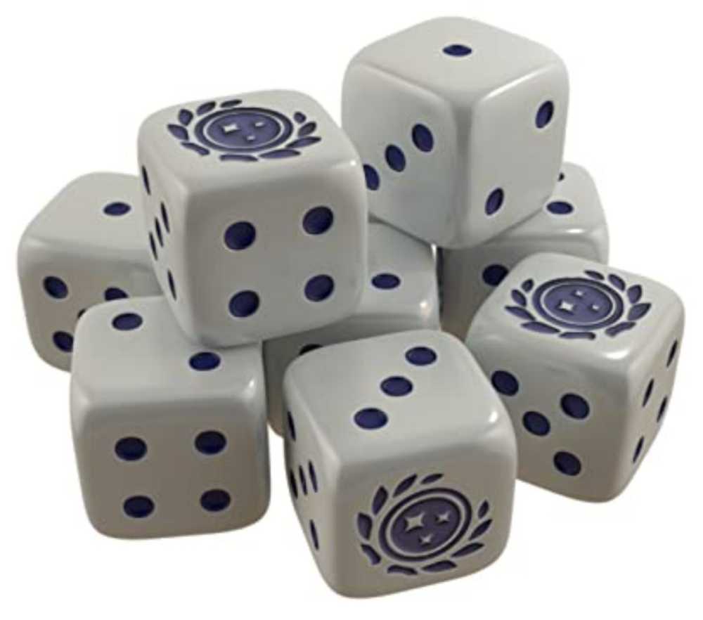 Star Trek Ascendancy: Federation Dice (×9) Pack  (2-4) board game collectible - Main Image 4