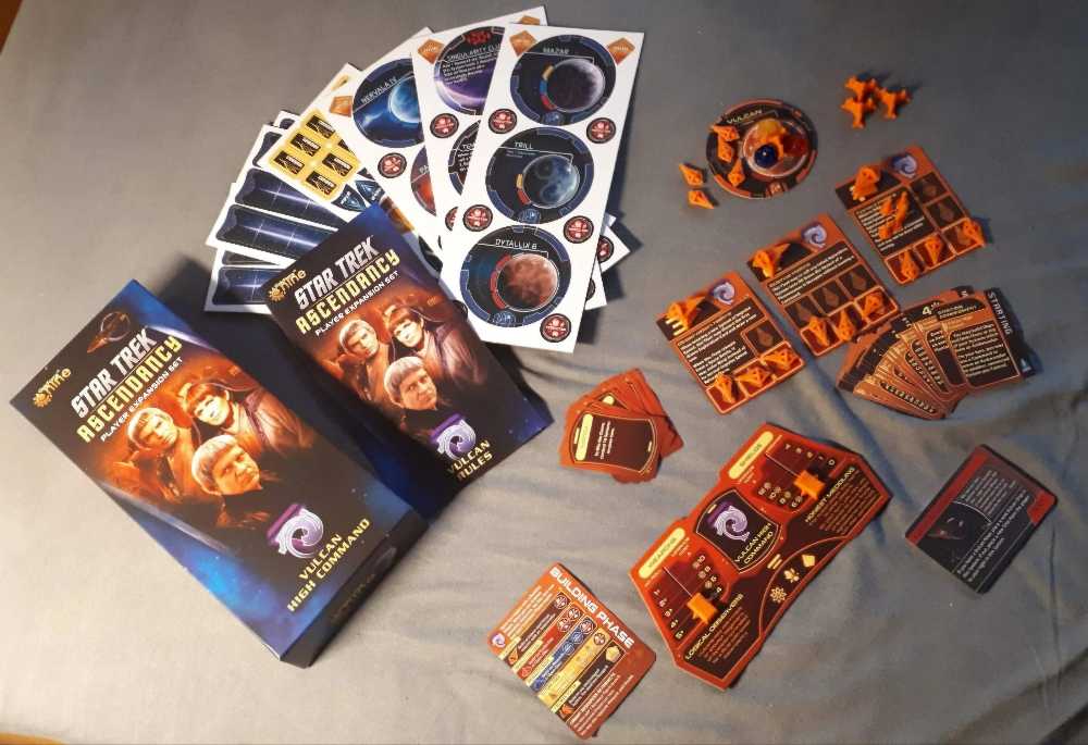 Star Trek Ascendancy: Vulcan High Command Expansion  (3-4) board game collectible - Main Image 3