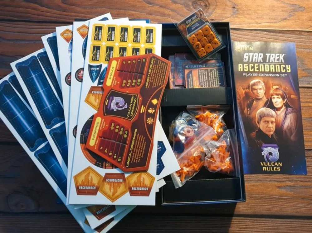 Star Trek Ascendancy: Vulcan High Command Expansion  (3-4) board game collectible - Main Image 4
