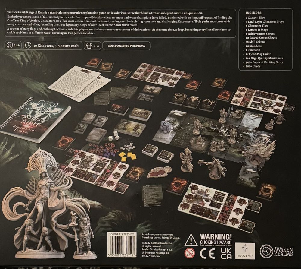 Tainted Grail: Kings of Ruin  (1-4) board game collectible [Barcode 5904689271711] - Main Image 2