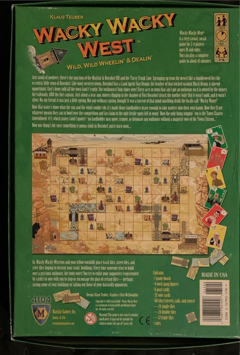Wacky Wacky West  (2-4) board game collectible - Main Image 2
