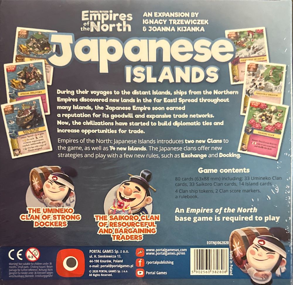 Imperial Settlers : Empires of the North: Japanese Islands  (1-4) board game collectible [Barcode 5902560382808] - Main Image 2