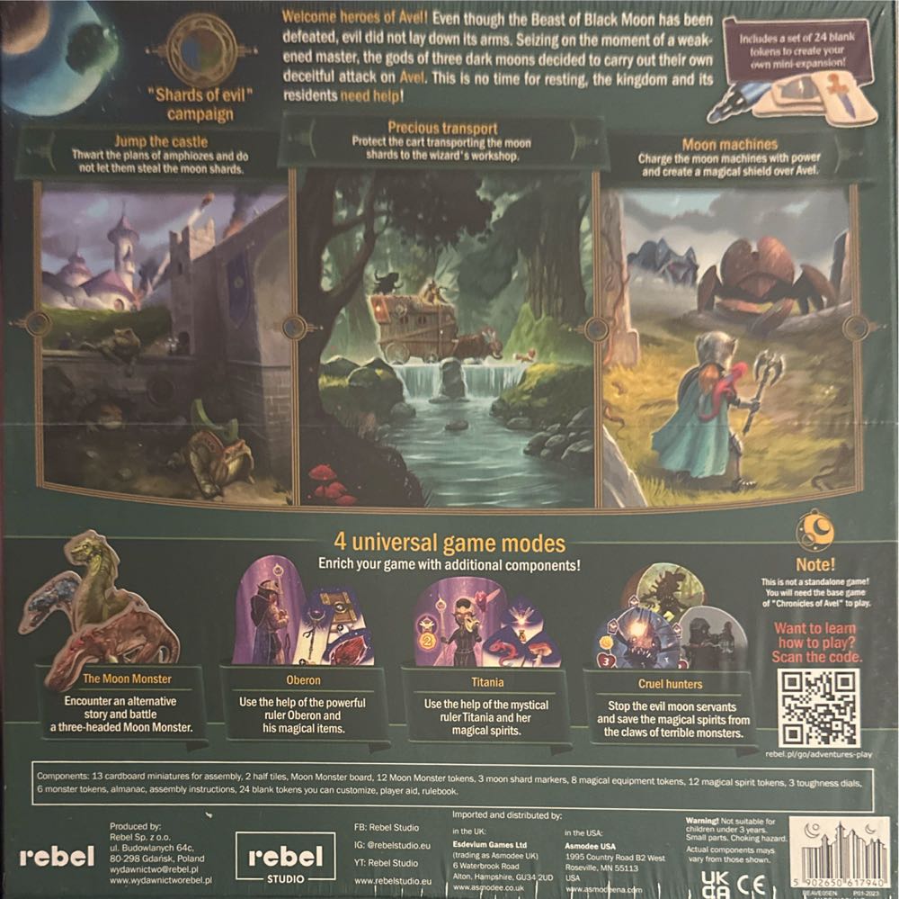 Chronicles of Avel: New Adventures  (1-4) board game collectible [Barcode 5902650617940] - Main Image 2