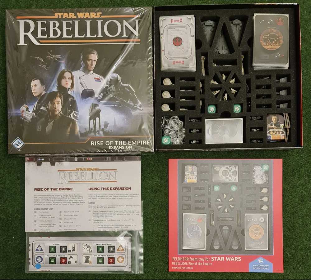 Star Wars Rebellion: Rise Of The Empire - Feldherr Foam Insert  (2-4) board game collectible - Main Image 3