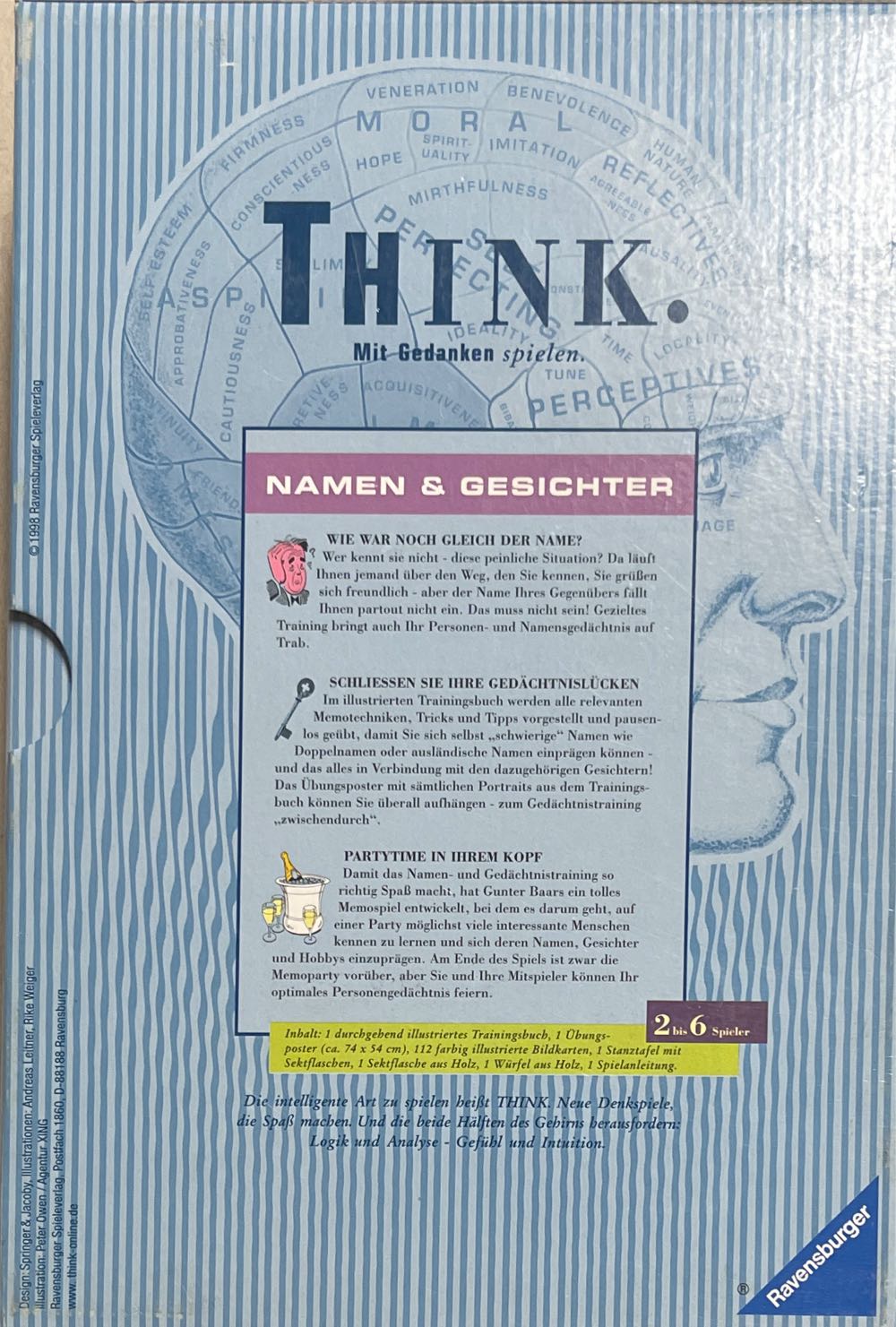 Namen & Gesichter  (2-6) board game collectible [Barcode 4005556274123] - Main Image 2