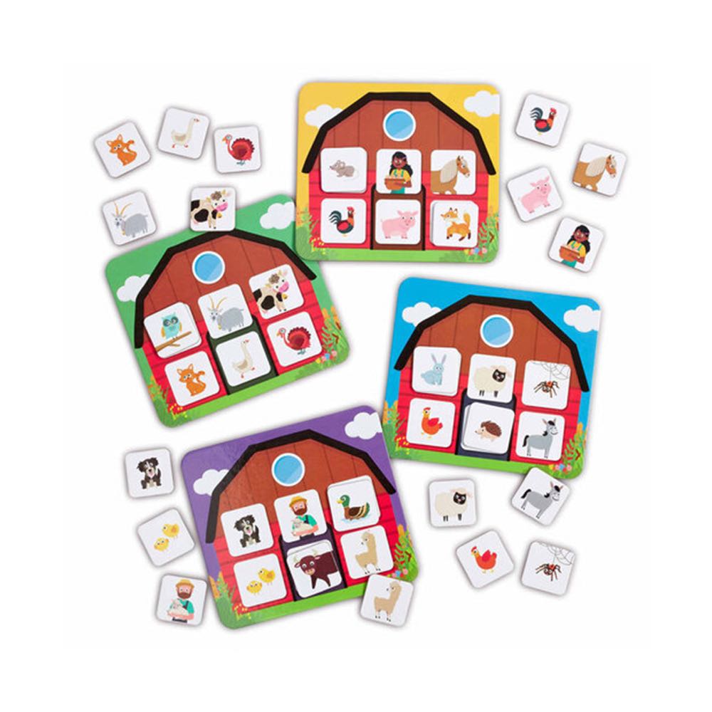Barnyard Bingo Mini Card  (2-4) board game collectible [Barcode 5056289418642] - Main Image 2