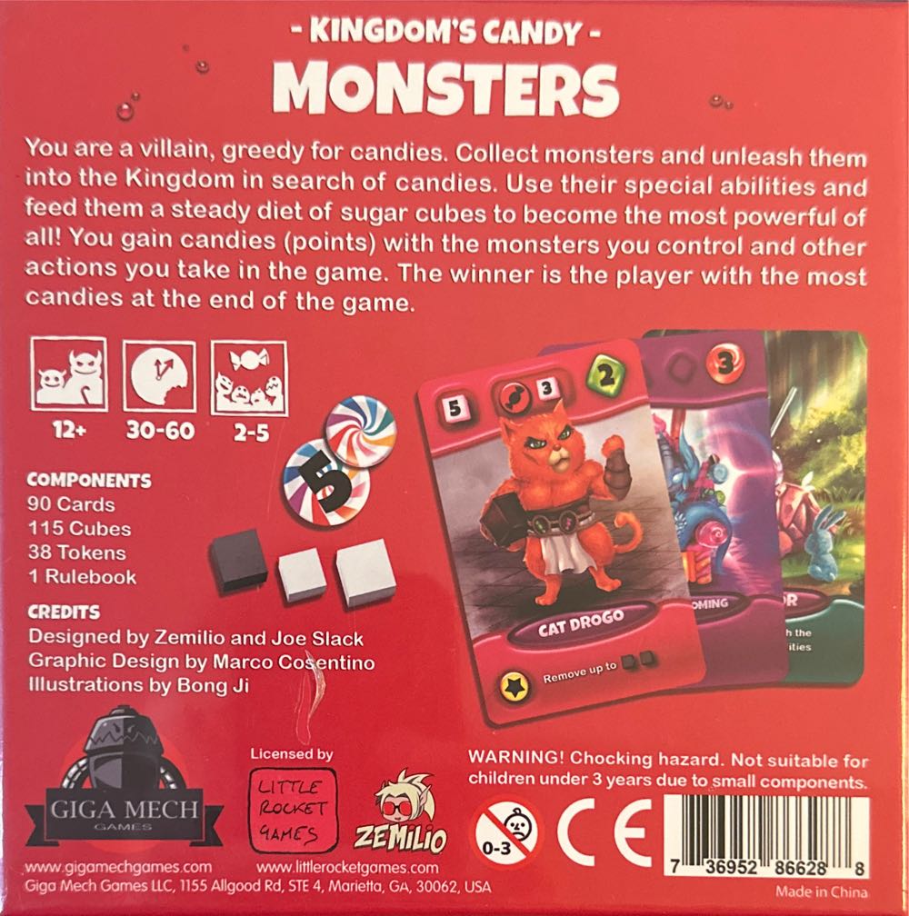 Kingdom’s Candy: Monsters  (2-5) board game collectible [Barcode 736952866288] - Main Image 2
