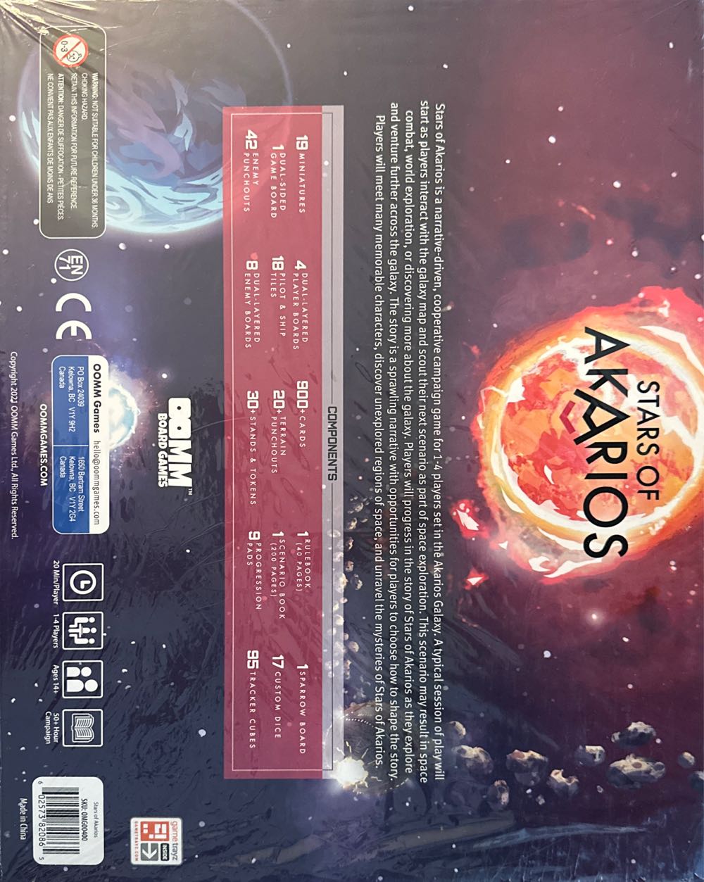 Stars of Akarios  (1-4) board game collectible [Barcode 602573820865] - Main Image 2