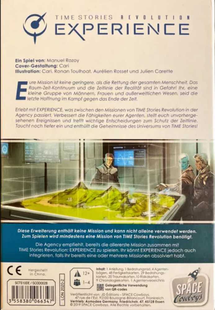 T.I.M.E Stories Revelution: Experience  (1-4) board game collectible - Main Image 2