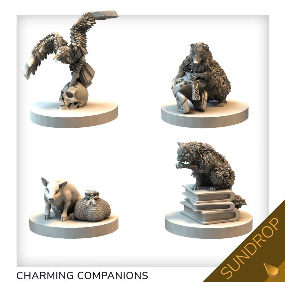 Tainted Grail: Companions - Sundropped  (1-4) board game collectible - Main Image 2