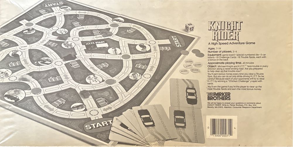 Knight Rider  board game collectible [Barcode 073000000714] - Main Image 2