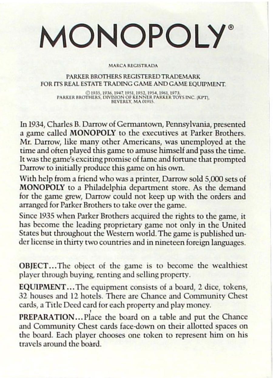 Monopoly   (2-8) board game collectible [Barcode 073000000097] - Main Image 3