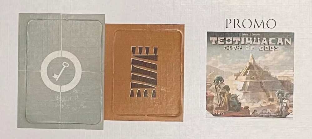 Teotihuacan: Dice Settlers Promo  (1-4) board game collectible - Main Image 2