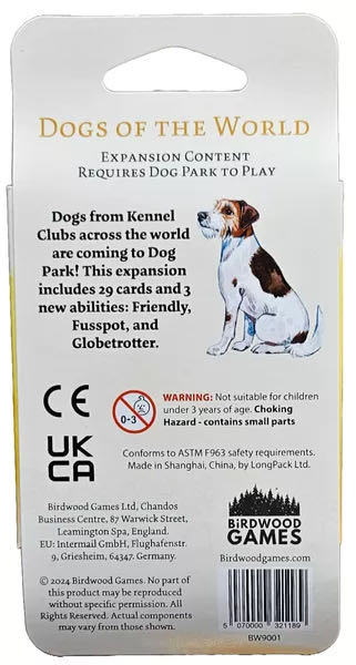 Dog Park: Dogs Of The World  (1 - 5) board game collectible [Barcode 5070000321189] - Main Image 2