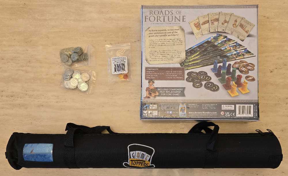 Foundations of Rome: Roads of Fortune - Returning Backer Architect KS Pledge  (1-5) board game collectible [Barcode 850039564154] - Main Image 3