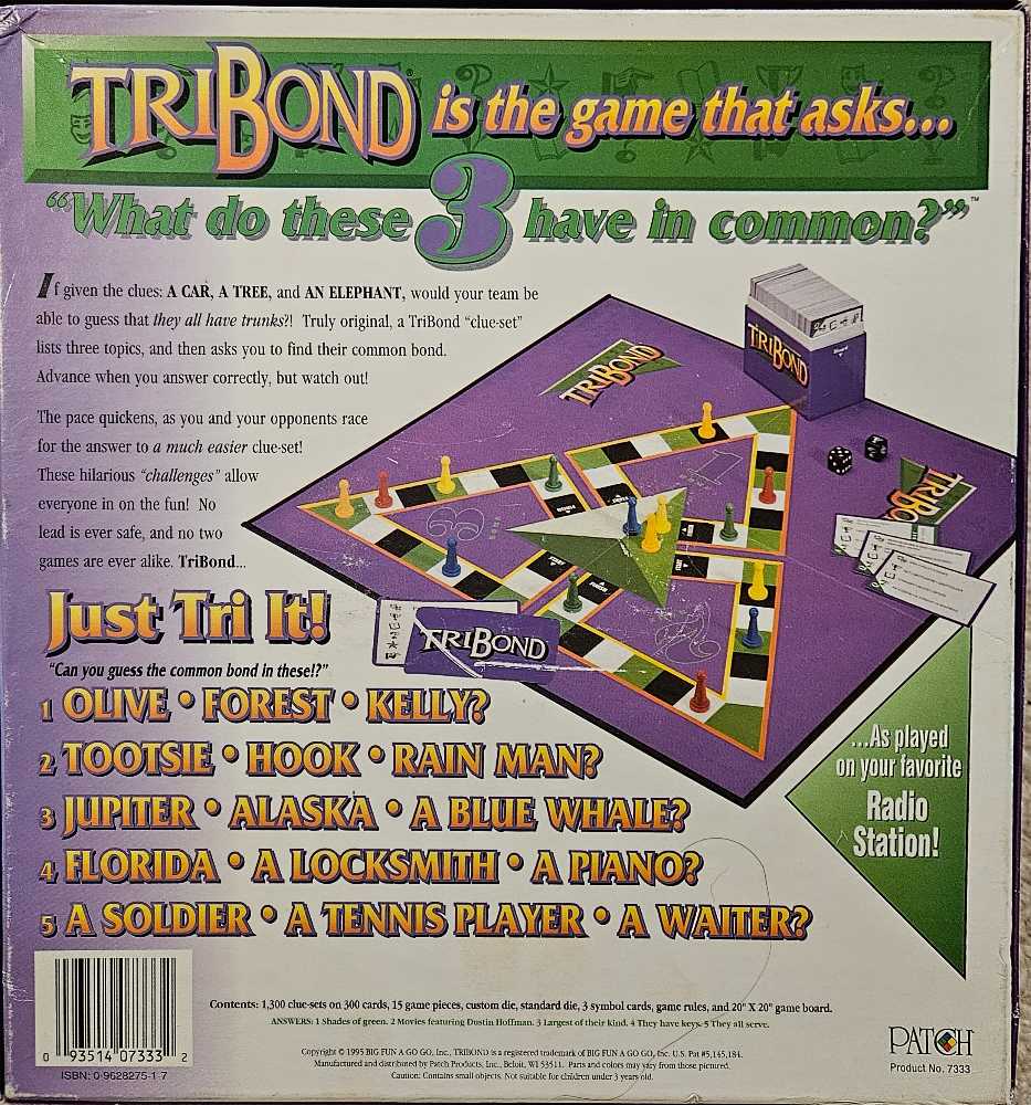 TriBond  (2+) board game collectible - Main Image 2