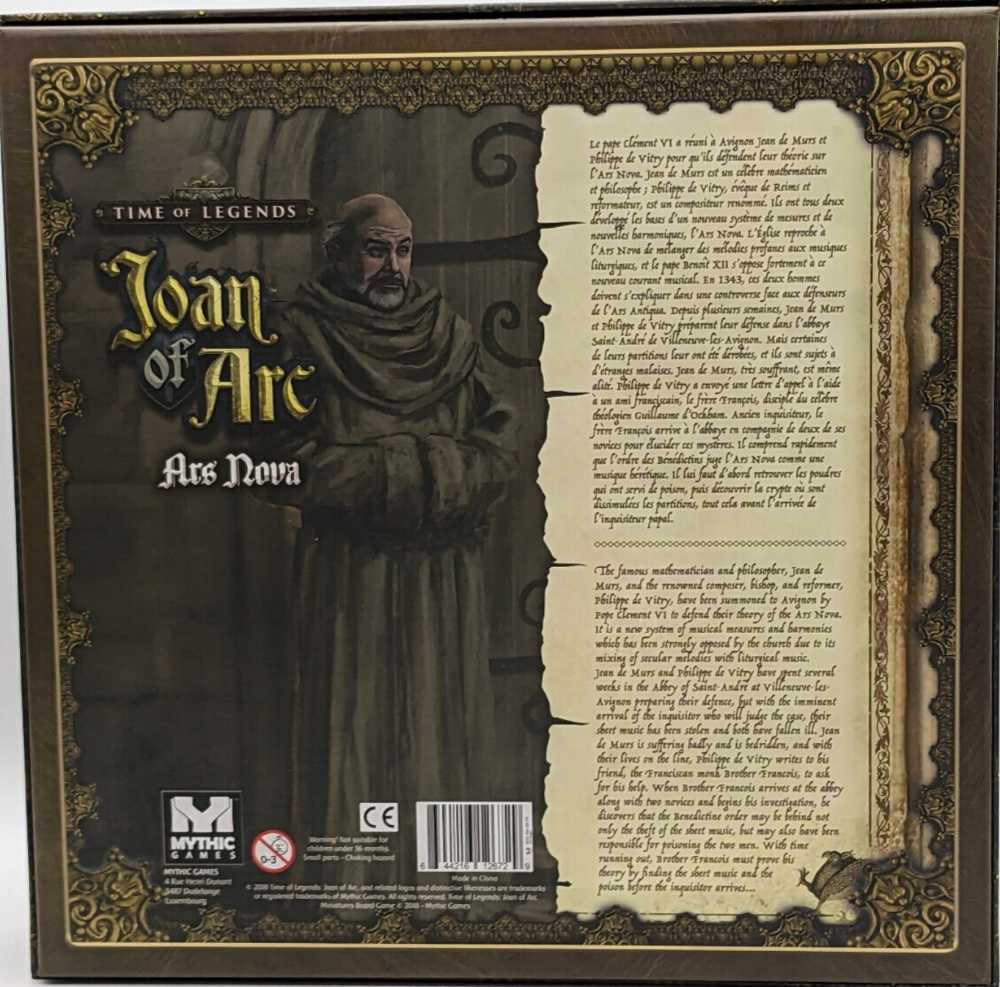 Time Of Legends Joan Of Arc: Ars Nova  (1-3) board game collectible - Main Image 2