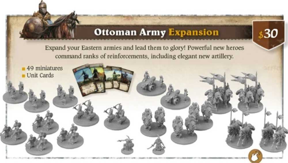 Time Of Legends Joan Of Arc: Ottoman Army  (2-4) board game collectible - Main Image 2