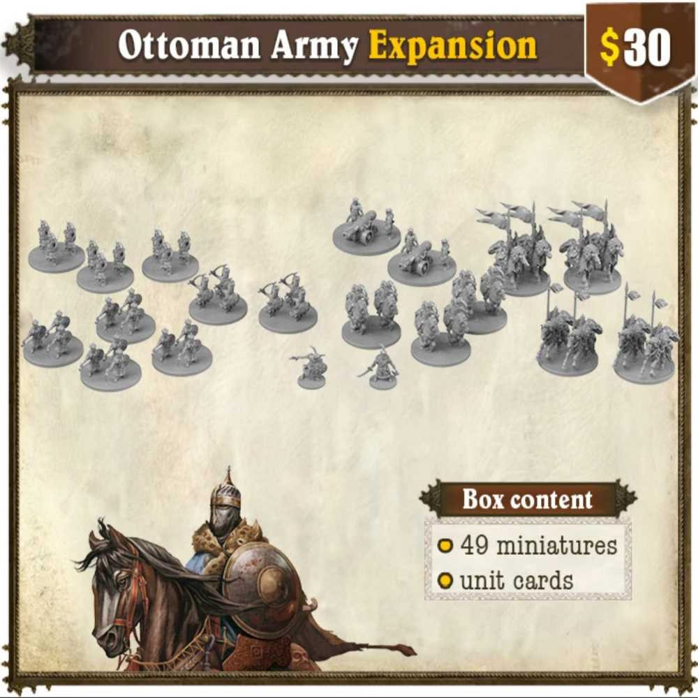 Time Of Legends Joan Of Arc: Ottoman Army  (2-4) board game collectible - Main Image 3