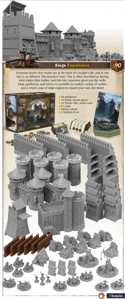 Time Of Legends Joan Of Arc: Siege  (2-4) board game collectible - Main Image 2