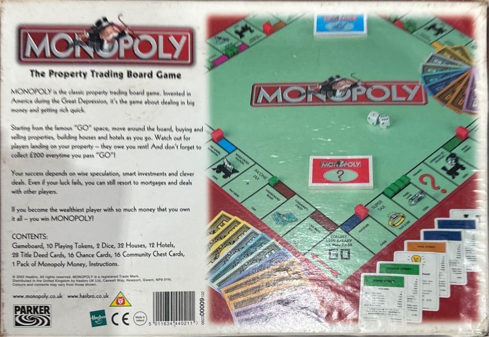 Monopoly  board game collectible [Barcode 5011634440211] - Main Image 2