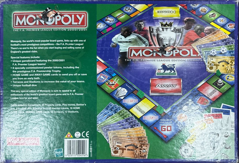 The F.A Premier League Edition 2000/2001  board game collectible [Barcode 5023117524516] - Main Image 2