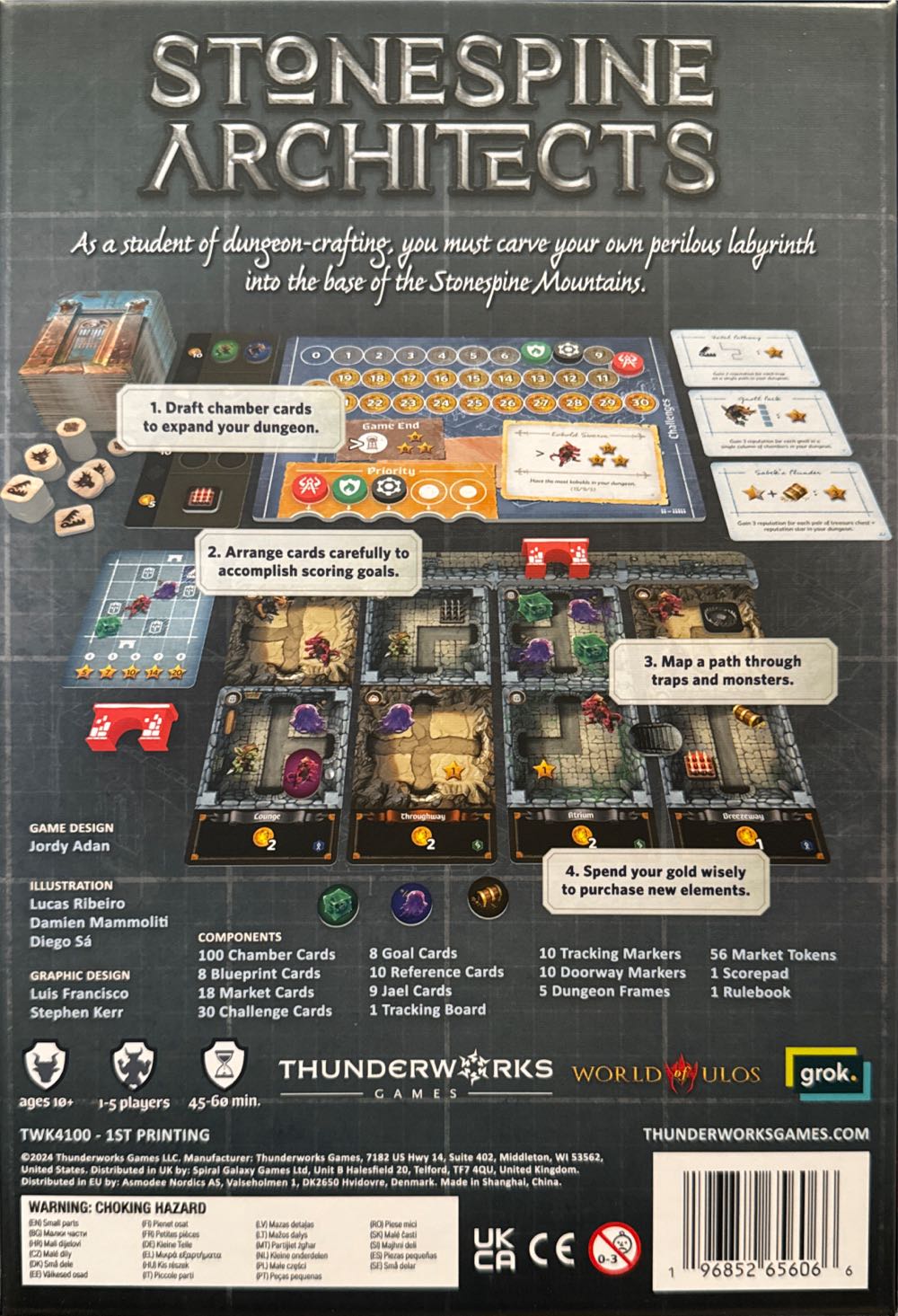 Stonespine Architects  (1-5) board game collectible [Barcode 196852656066] - Main Image 2