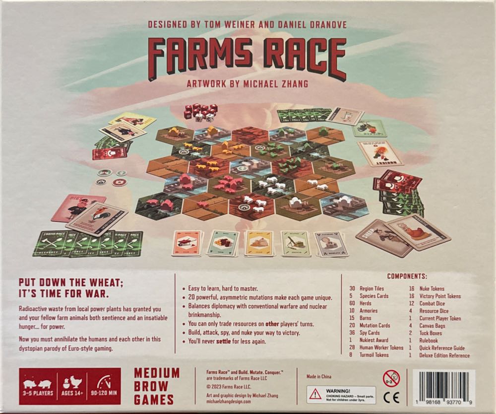 Farms Race  (3-5) board game collectible [Barcode 198168937709] - Main Image 2