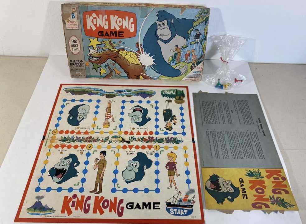 King Kong Game - 1966  (2-4) board game collectible - Main Image 3
