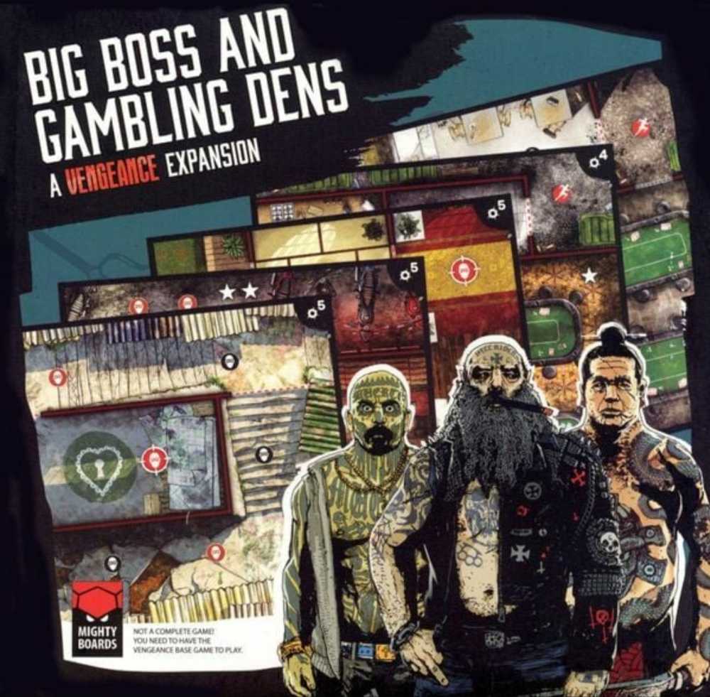 Vengeance: Big Boss & Gambling Dens (1-4) board game collectible - Main Image 1