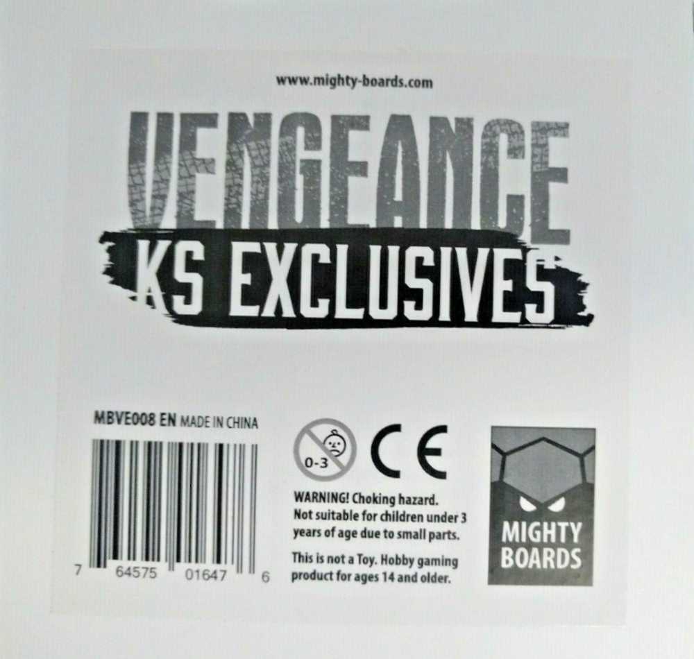 Vengeance: Kickstarter Exclusives  (1-4) board game collectible - Main Image 2