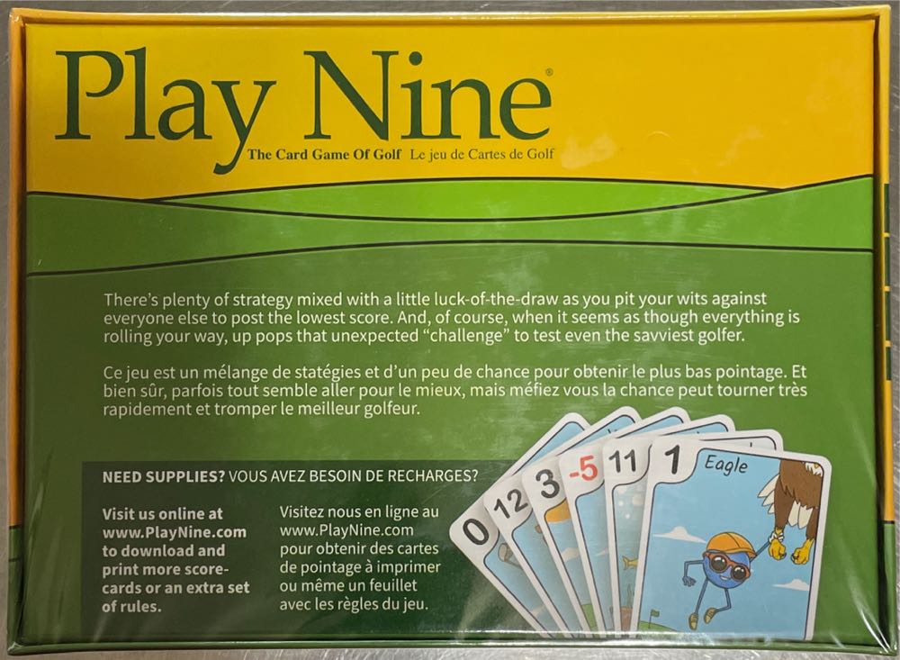 Play Nine  (2-6) board game collectible [Barcode 754349110011] - Main Image 2
