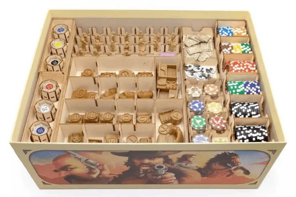 Western Legends: Big Box Wooden Insert  (2-6) board game collectible - Main Image 4