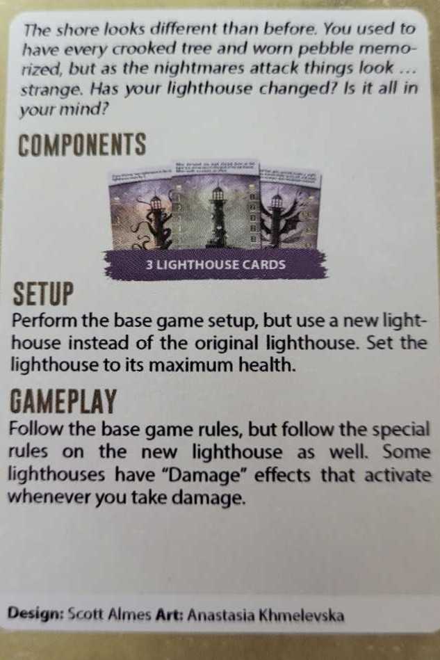 The Last Lighthouse: Strange Shores  (1) board game collectible - Main Image 2