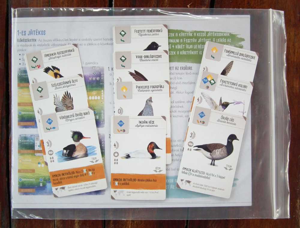 Wingspan: Swift Start Promo Pack  (1-5) board game collectible - Main Image 4