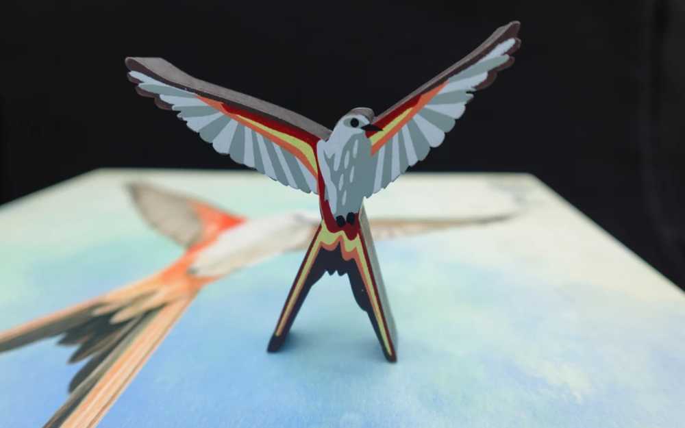 Wingspan: Large Scissor-Tailed Flycatcher First Player Token  (1-5) board game collectible - Main Image 3