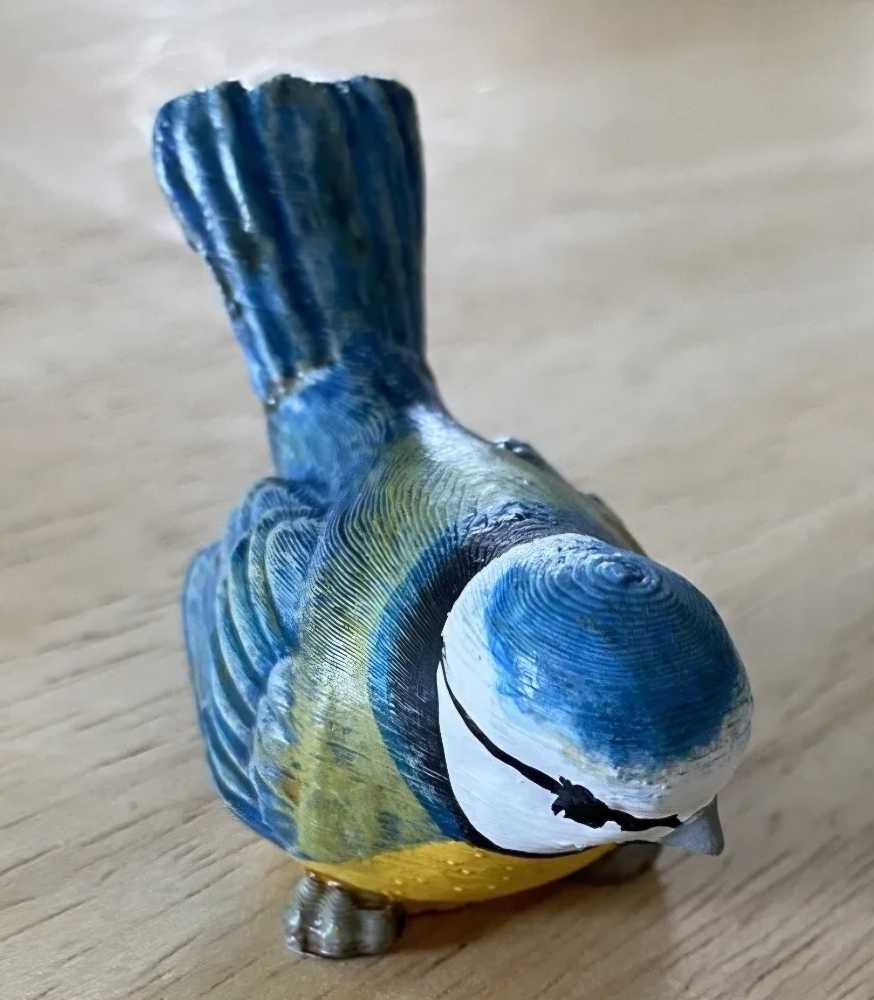 Wingspan: Blue Tit 3D Printed Starter Token  (1-5) board game collectible - Main Image 2