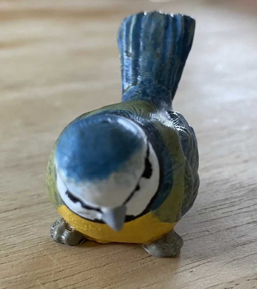 Wingspan: Blue Tit 3D Printed Starter Token  (1-5) board game collectible - Main Image 3