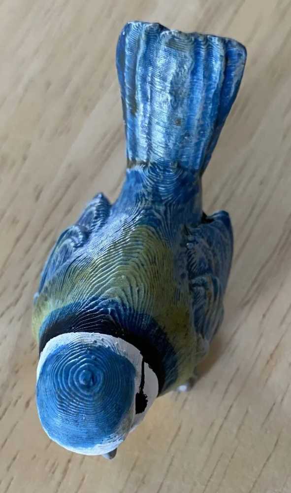Wingspan: Blue Tit 3D Printed Starter Token  (1-5) board game collectible - Main Image 4