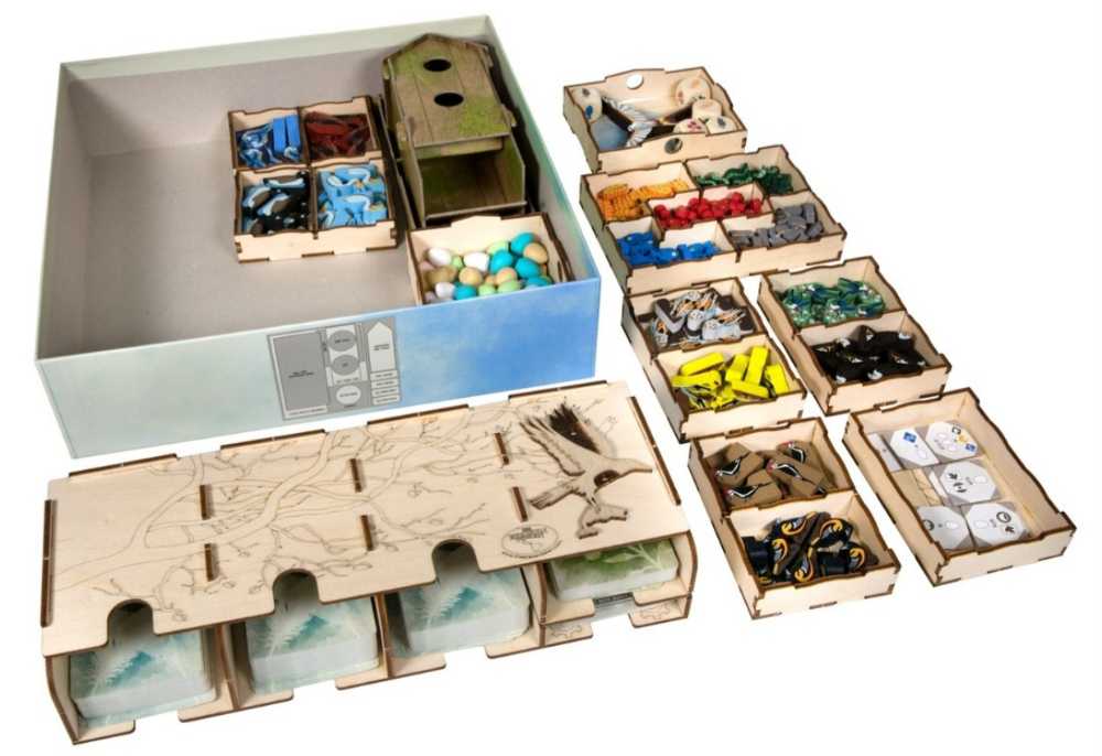 Wingspan: Broken Token Wooden Insert  (1-5) board game collectible - Main Image 2