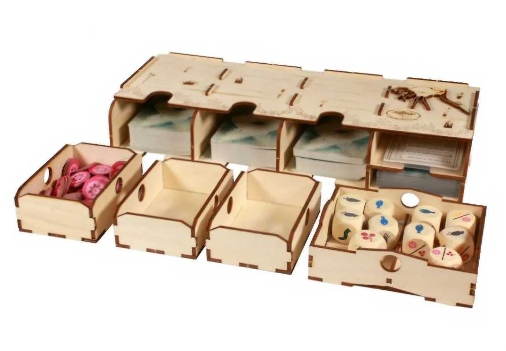 Wingspan: Broken Token Wooden Insert  (1-5) board game collectible - Main Image 3