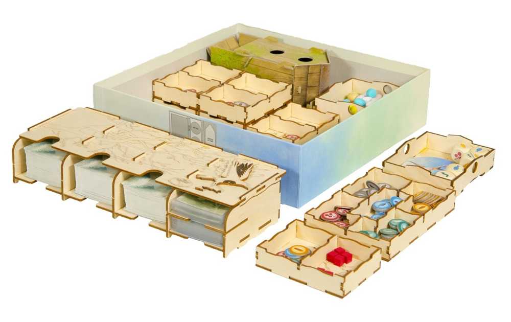Wingspan: Broken Token Wooden Insert  (1-5) board game collectible - Main Image 4