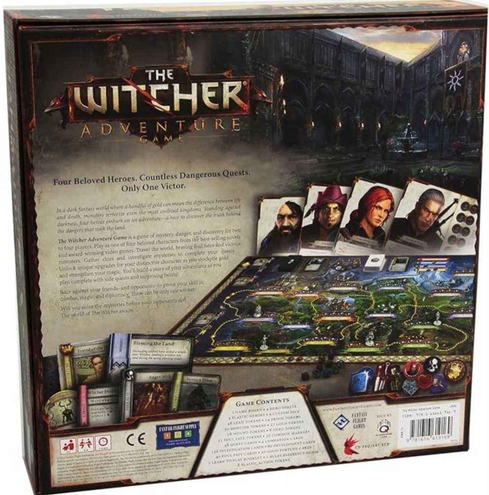 The Witcher: Adventure Game  (2-4) board game collectible - Main Image 2